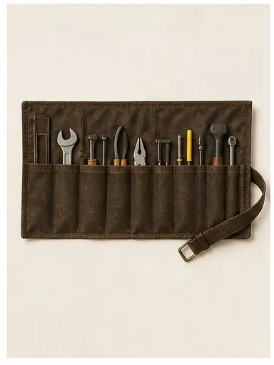 Tool Roll, 8 Pocket — Field Olive